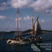 Pearling luggers, Thursday Island, 1959