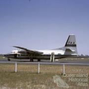 TAA Fokker Friendship aircraft at Roma Airport, 1965