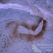 Aboriginal rock art, Carnarvon National Park, 1967