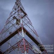 ABC TV transmitter tower, Mount Coot-tha, 1959