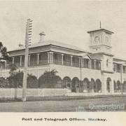 Post and telegraph offices, Mackay, c1908