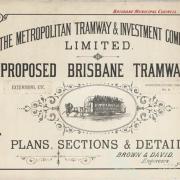 Proposed Brisbane tramways, 1887