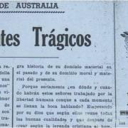 Letter from Australia, Salvador Torrents