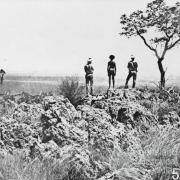 Native Police looking over country, 1860s