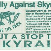 Rally against Skyrail, 1994