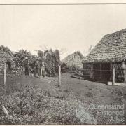 South Sea Islander huts, Childers, 1904