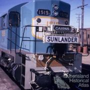 The Sunlander train, 1972