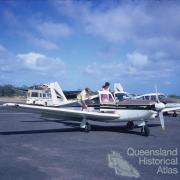 Comanche aircraft at Horn Island Airport, 1972