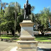 Byrnes statue, Centenary Place, 2013