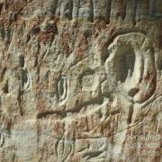 Aboriginal rock art, Carnarvon Gorge, 1980