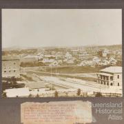 View from Wickham Terrace towards Adelaide Street, 1876