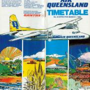 Air Queensland timetable, 1982