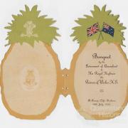 Pineapple invitation, 1920