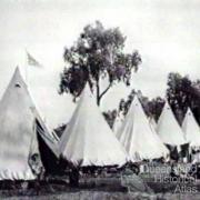 Shearer’s strike camp at Barcaldine, 1891
