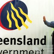 Premier Peter Beattie and the Queensland Government logo, c2000