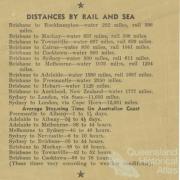 Distance by rail and sea, 1938