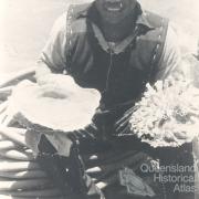 Diver with encrusted pearl-shell, 1949