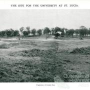 Preparation of cricket oval, St Lucia, 1937