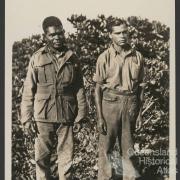 Harry and Paul, Scientific Expedition staff, Low Isles, 1928