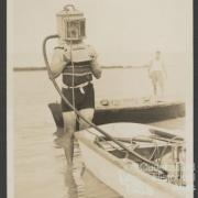 Diving helmet, Low Isles, 1928