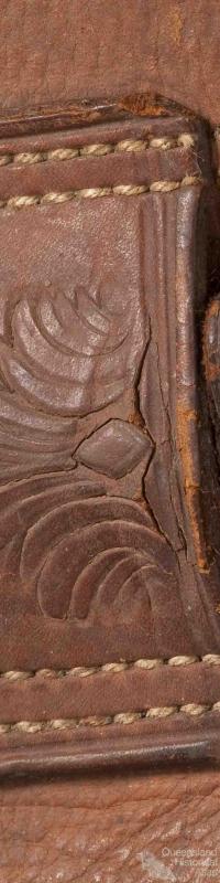 Leather bedroll cover