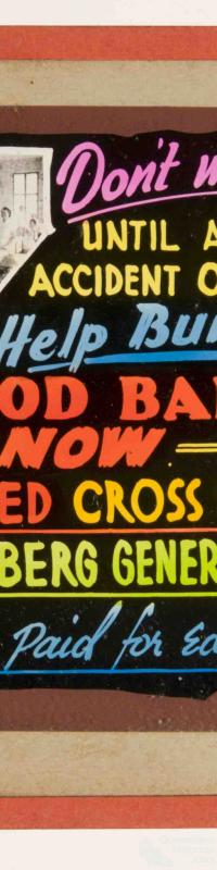 Blood Bank advertisement, Bundaberg