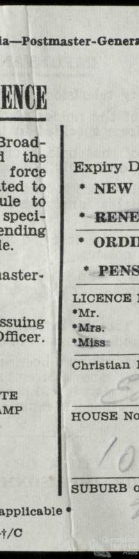 Television viewer's licence