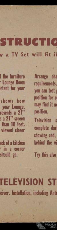 Television test viewing card