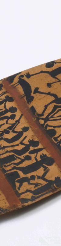 Solomon Island canoe paddle, 1884