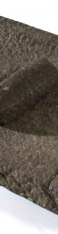 Headstone made into an Aboriginal grindstone