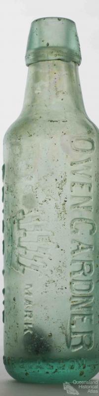 Owen Gardner, Lamonts, glass bottle
