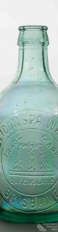 Glass bottle, Helidon Spa