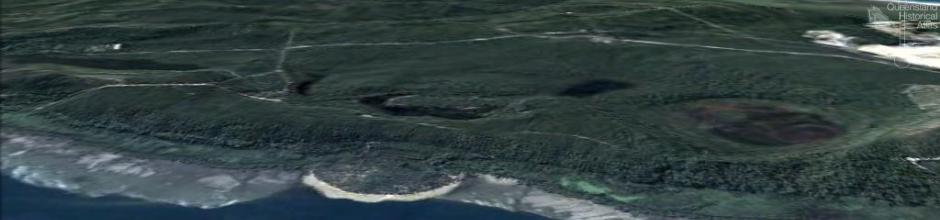 Sand-slide Stradbroke Island that occurred in 1980, Google map, 2010
