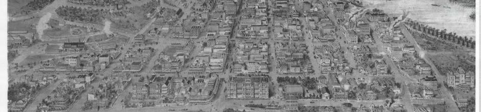 Brisbane Oblique View, 1888