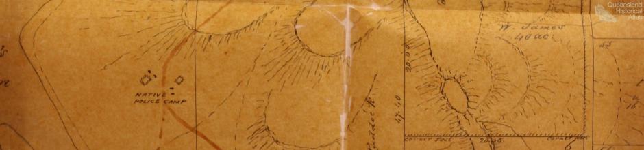 Native Police Camp, Rockhampton, 1861