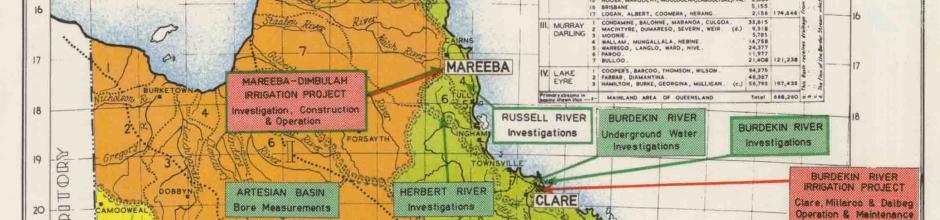 Irrigation and water supply projects, 1963