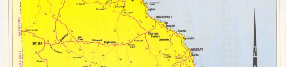 Principal roads in Queensland, 1979