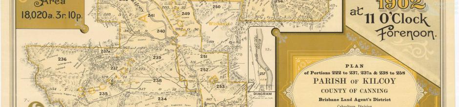Durundur Estate Map (Mount Kilcoy), 1902