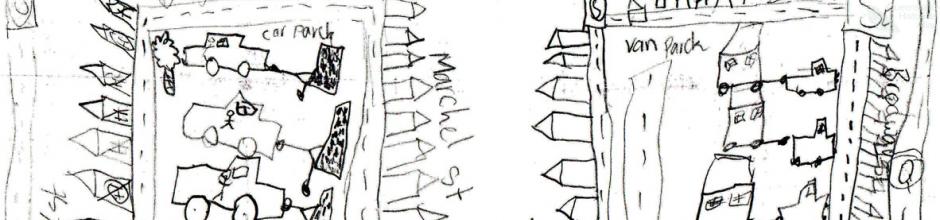 Girl A, freehand map of Cherbourg