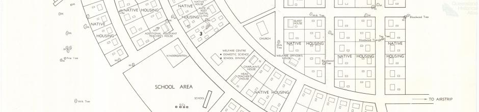 Mitchell River Mission (now Kowanyama), re-housing plan, c1965