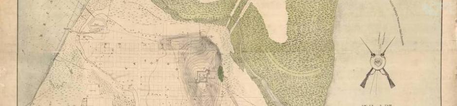 Plan of Lytton township and adjacent country for defence force purposes, 1886