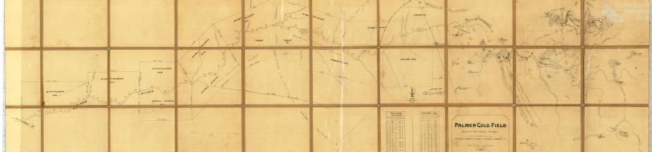 Palmer gold field, base line and primary triangles, 1885