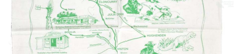 Tea-towel: Matilda Country, 1989