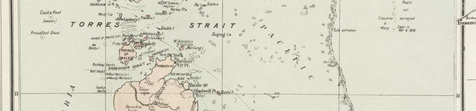 Diagram showing Torres Strait