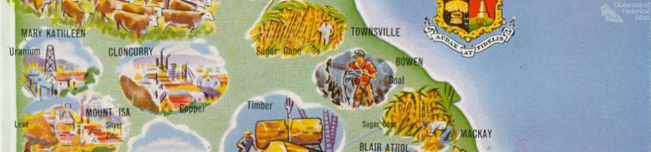 Queensland, agricultural pastoral and mineral resources, 1959