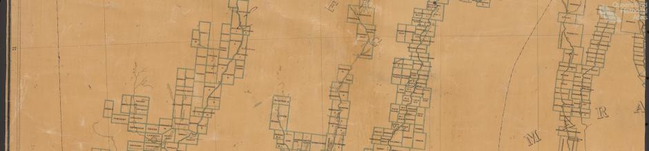 Southern portion of Queensland showing surveyed runs, 1872