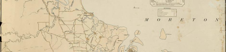 Cyclists' Road Map, Brisbane and Surrounding Districts, 1896