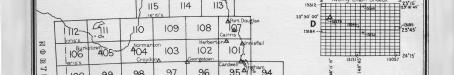 Queensland showing subdivision of sheets, 1927