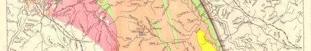 Locality and Geological Map of The Bowen Basin Coal Basin Central Queensland, 1949