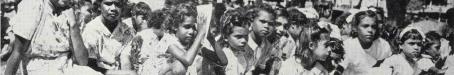 Girls from Yarrabah Aboriginal Reserve, Mulgrave Shire, 1954